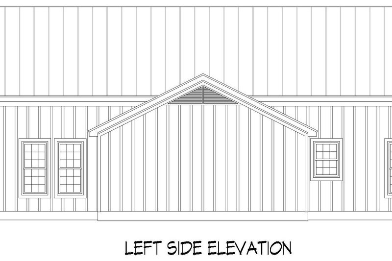 House Design - Exterior - Other Elevation for Country House Plan #932-1182 - 4 bed, 3 bath
