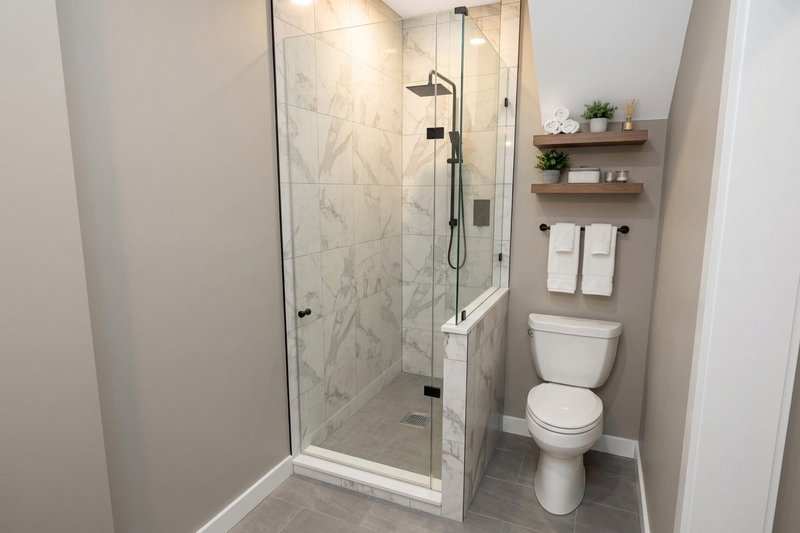 Architectural House Design - Interior - Bathroom 1 for Farmhouse House Plan #51-1549 - 4 bed, 3.5 bath
