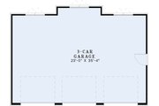 European Style House Plan - 0 Beds 0 Baths 887 Sq/Ft Plan #17-2581 