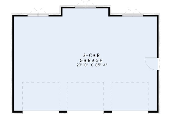 Floor Plan - Main Floor for European House Plan #17-2581, 0 bath