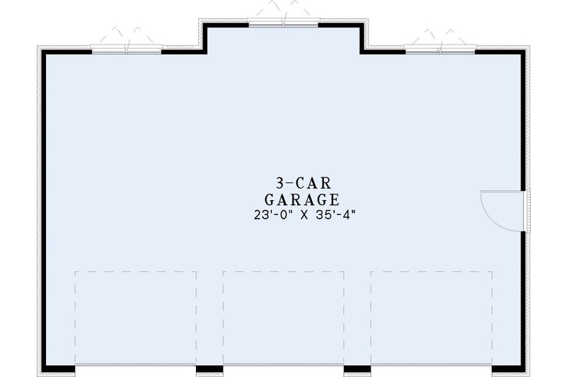 Dream House Plan - Floor Plan - Main Floor for European House Plan #17-2581, 0 bath