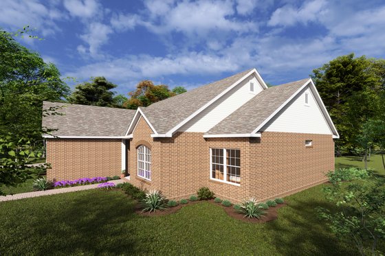 Exterior - Other Elevation for Traditional House Plan #20-372 - 4 bed, 2 bath