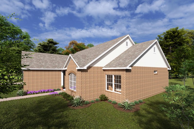 Architectural House Design - Exterior - Other Elevation for Traditional House Plan #20-372 - 4 bed, 2 bath