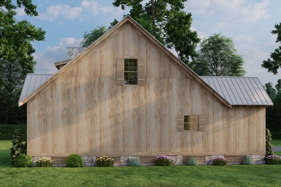 Exterior - Other Elevation 3 for Cabin House Plan #923-388 - 2 bed, 2 bath