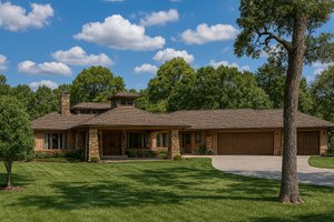 European Exterior - Front Elevation Plan #17-2559