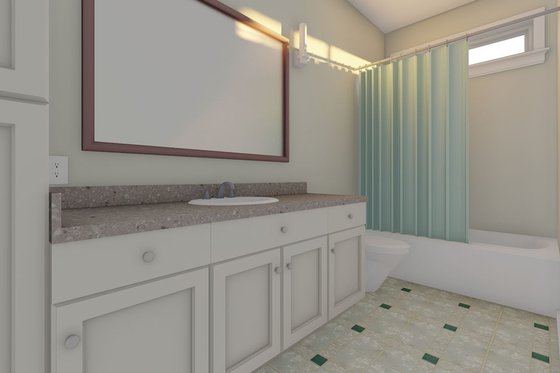 Interior - Bathroom for Farmhouse House Plan #126-241 - 4 bed, 3 bath