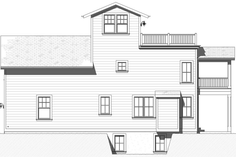 Dream House Plan - Exterior - Other Elevation for Beach House Plan #901-165 - 5 bed, 3.5 bath