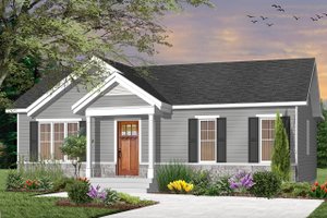 Craftsman Exterior - Front Elevation Plan #23-2696