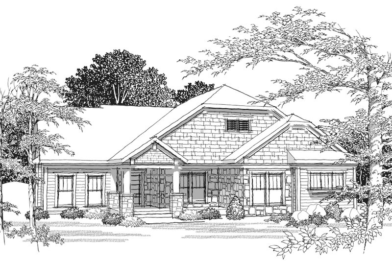 Dream House Plan - Photo for Ranch House Plan #70-1039 - 2 bed, 2.5 bath