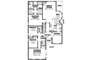 Southern Style House Plan - 4 Beds 3 Baths 2502 Sq/Ft Plan #34-181 