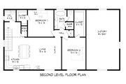 Contemporary Style House Plan - 2 Beds 1 Baths 1251 Sq/Ft Plan #932-307 