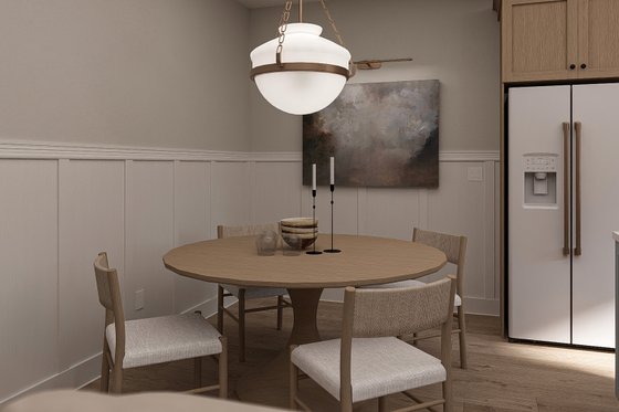 Interior - Dining Room for Farmhouse House Plan #455-707 - 4 bed, 2.5 bath