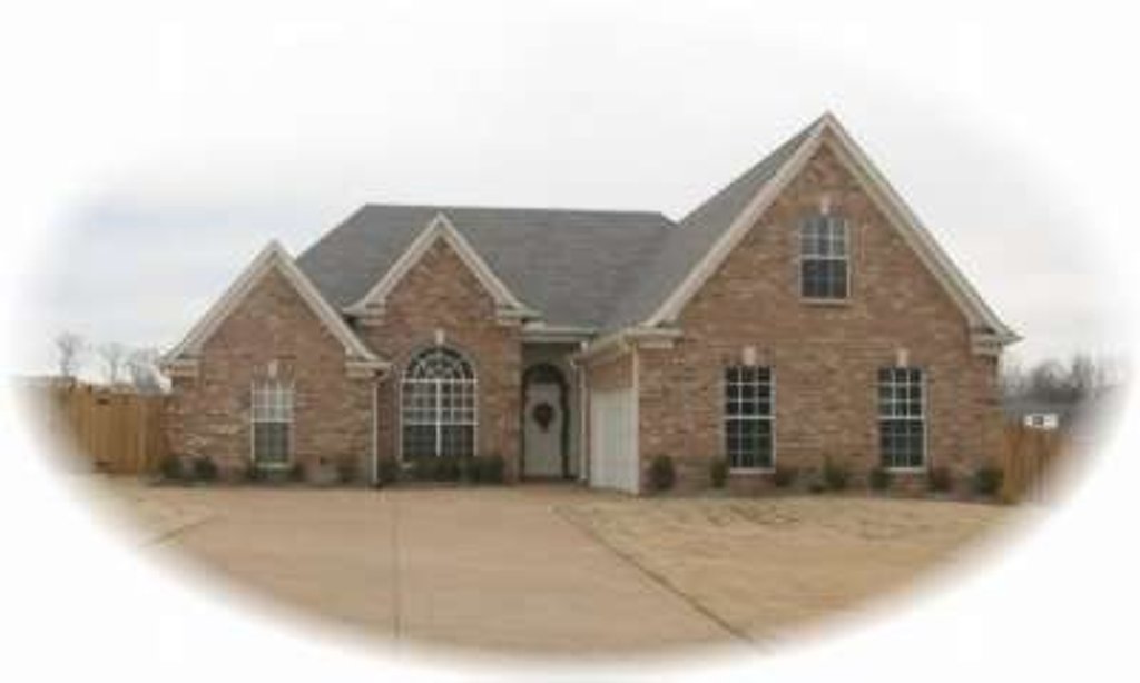 Exterior - Front Elevation 2 for European House Plan #81-1022 - 3 bed, 2 bath