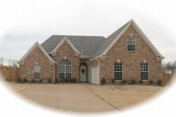 Exterior - Front Elevation for European House Plan #81-1022 - 3 bed, 2 bath