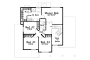 Craftsman Style House Plan - 4 Beds 2 Baths 2262 Sq/Ft Plan #78-140 