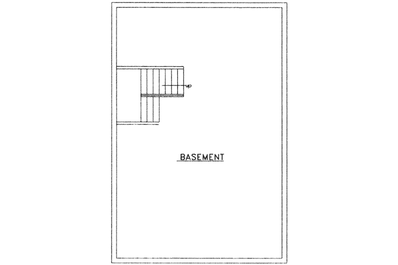 Dream House Plan - Floor Plan - Lower Floor for Country House Plan #117-450 - 2 bed, 2 bath