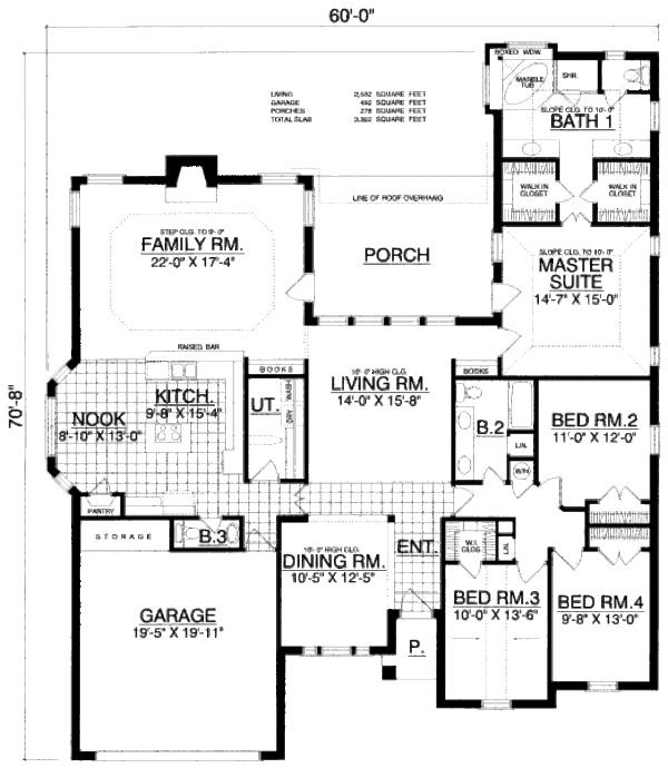 European Floor Plan - Main Floor Plan #40-431