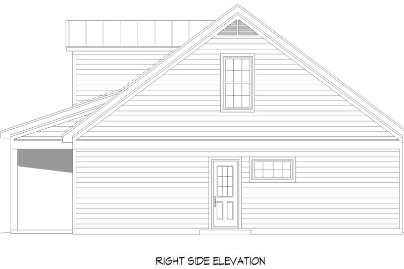 Dream House Plan - Exterior - Other Elevation 1 for Country House Plan #932-806 - 2 bed, 2 bath