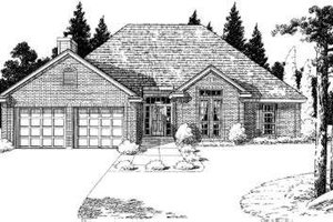 Traditional Exterior - Front Elevation Plan #310-121