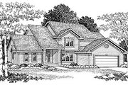 Traditional Style House Plan - 4 Beds 2.5 Baths 2053 Sq/Ft Plan #70-294 