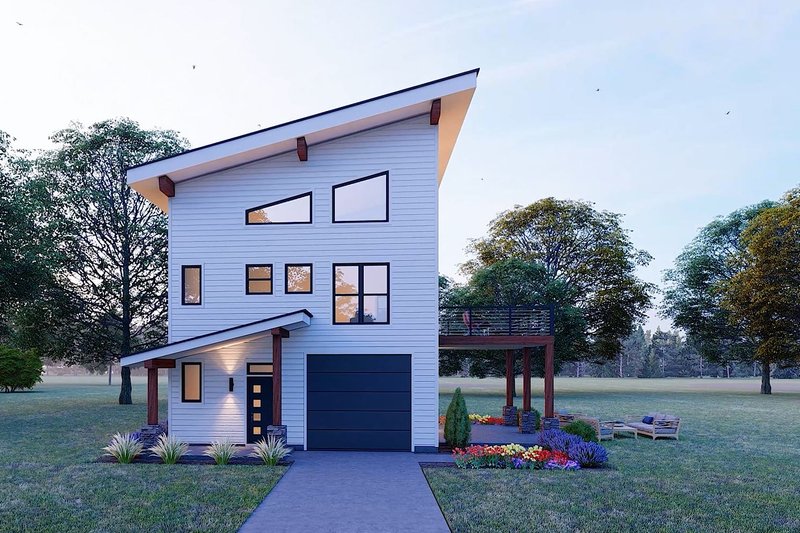 Home Plan - Exterior - Other Elevation 1 for Contemporary House Plan #932-1224 - 3 bed, 3.5 bath