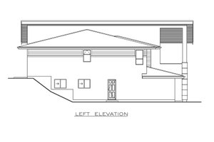 Exterior - Other Elevation 1 for Contemporary House Plan #1100-60 - 3 bed, 4 bath