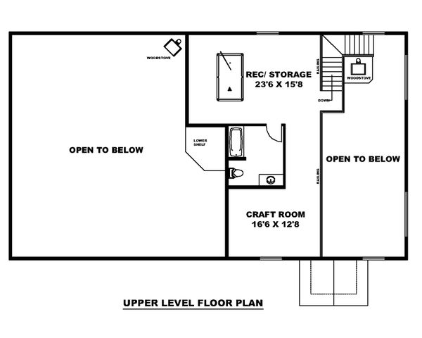 House Plan Design - Modern Floor Plan - Upper Floor Plan #117-903