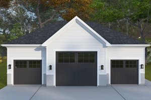 Dream House Plan - Traditional Exterior - Front Elevation Plan #1060-403
