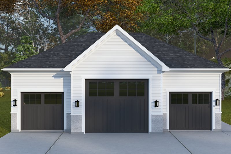 House Blueprint - Traditional Exterior - Front Elevation Plan #1060-403