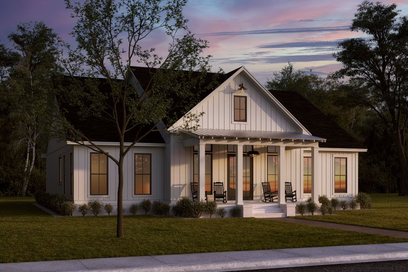 Dream House Plan - Farmhouse Exterior - Front Elevation Plan #430-279