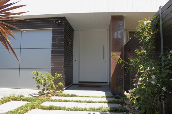 Exterior - Front Elevation 12 for Modern House Plan #496-12 - 3 bed, 2.5 bath