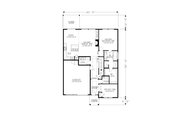 Craftsman Style House Plan - 4 Beds 2.5 Baths 2051 Sq/Ft Plan #53-700 