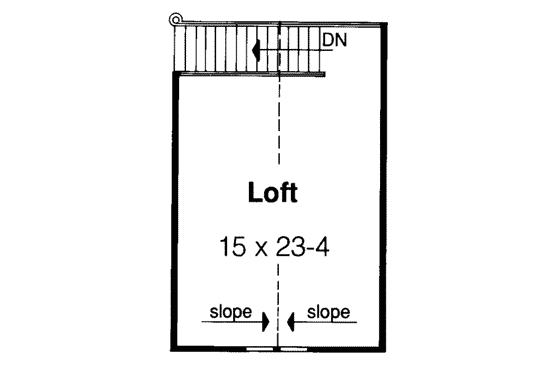 Floor Plan - Upper Floor for Modern House Plan #312-331 - 3 bed, 2.5 bath