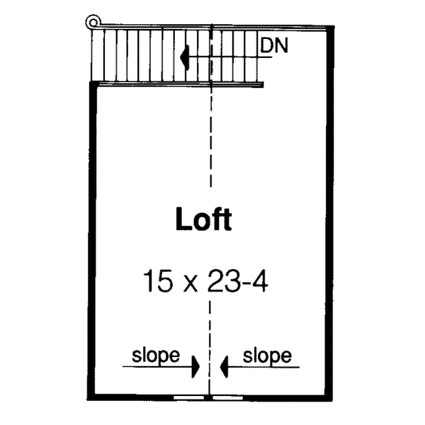 Modern Floor Plan - Upper Floor Plan #312-331