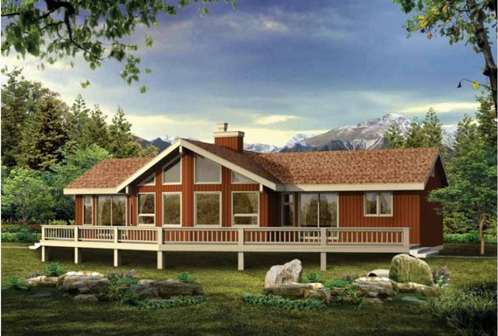 House Plan 3 Beds 2 Baths 1230 Sq Ft Plan 47 871