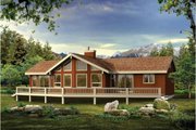 Cabin Style House Plan - 3 Beds 2 Baths 1230 Sq/Ft Plan #47-871 