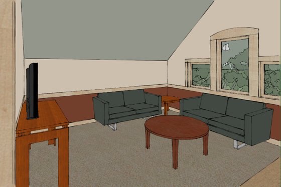 Interior - Other 2 for Craftsman House Plan #454-13 - 2 bed, 2 bath