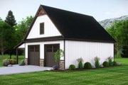 Country Style House Plan - 1 Beds 1 Baths 507 Sq/Ft Plan #1064-308 