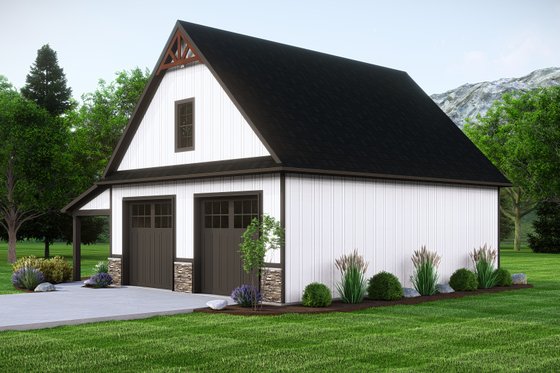 Exterior - Other Elevation for Country House Plan #1064-308 - 1 bed, 1 bath