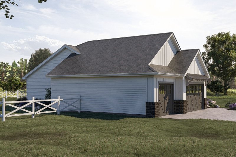 Home Plan - Exterior - Other Elevation for Farmhouse House Plan #455-222 - 3 bed, 2.5 bath