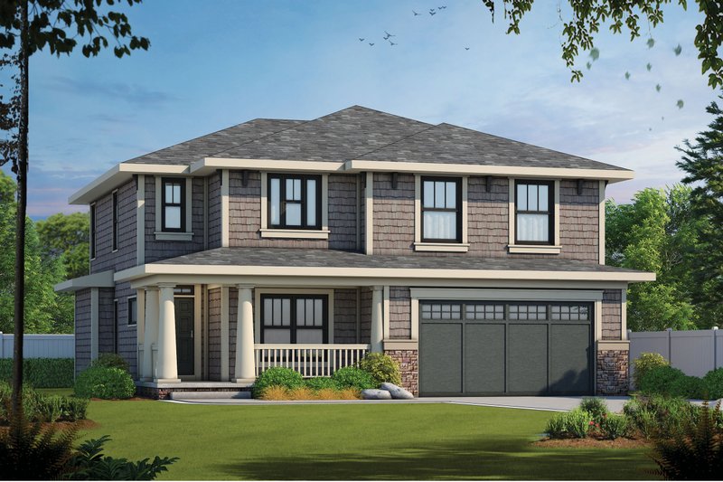 House Design - Craftsman Exterior - Front Elevation Plan #20-2289