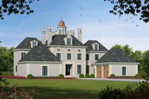 Dream House Plan - European Exterior - Front Elevation Plan #20-1117