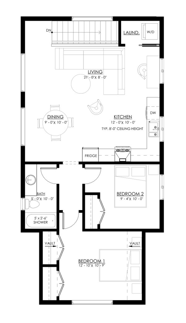 House Blueprint - Farmhouse Floor Plan - Main Floor Plan #1114-10