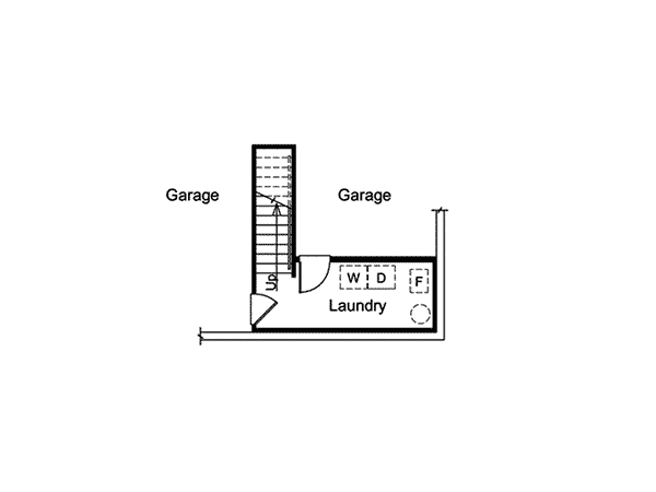 Home Plan - Cottage Floor Plan - Lower Floor Plan #57-167