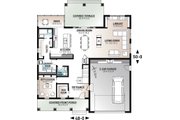 Farmhouse Style House Plan - 5 Beds 4.5 Baths 3497 Sq/Ft Plan #23-2686 