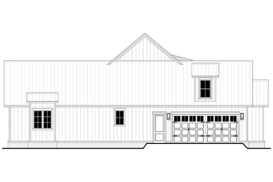Exterior - Other Elevation for Farmhouse House Plan #430-299 - 3 bed, 2.5 bath