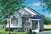 Cottage Style House Plan - 2 Beds 1 Baths 886 Sq/Ft Plan #25-127 