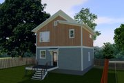 Modern Style House Plan - 3 Beds 2.5 Baths 1427 Sq/Ft Plan #79-369 Exterior 