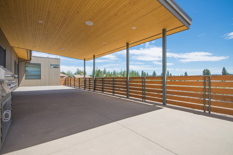 Architectural House Design - Right Side Porch/Patio