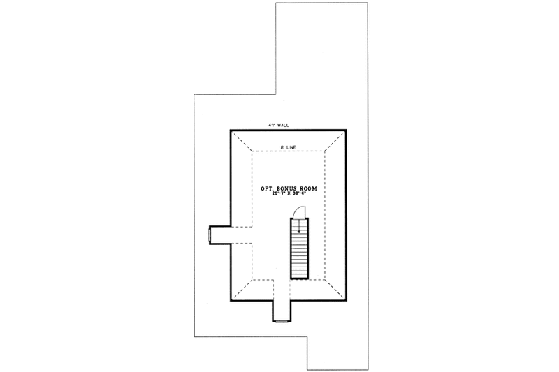 Dream House Plan - Floor Plan - Other Floor for Southern House Plan #17-402 - 3 bed, 2 bath